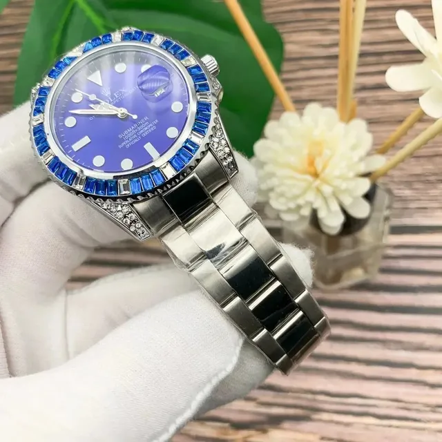 Rolex Submariner Blue Dial with Sapphire Bezel