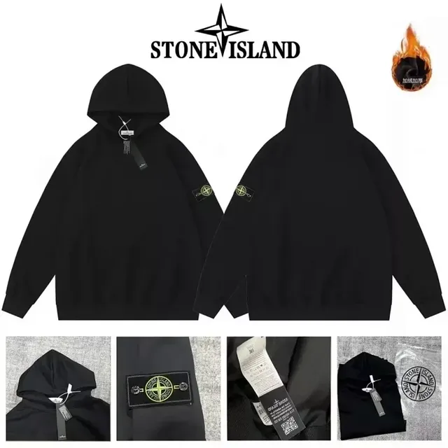 Stone Island Hooded Sweatshirt Compass Patch