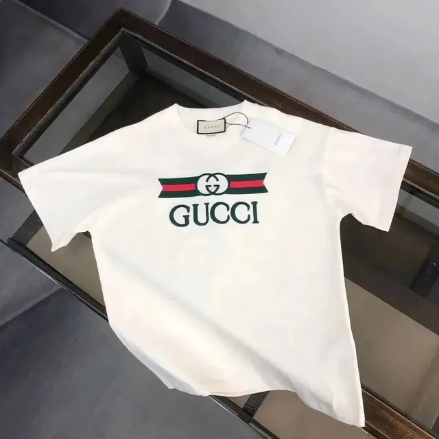 Gucci T-Shirt Web Stripe Logo