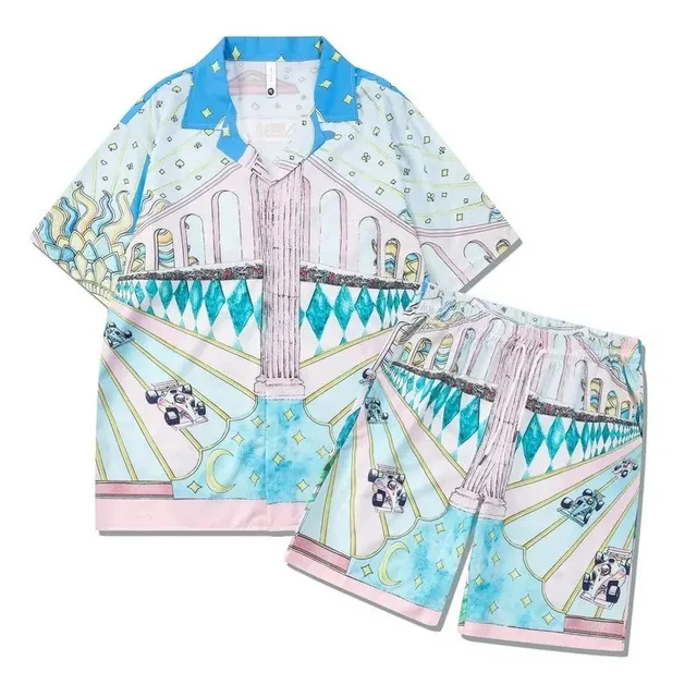 Casablanca Campus Print Set Architectural Racing Motif