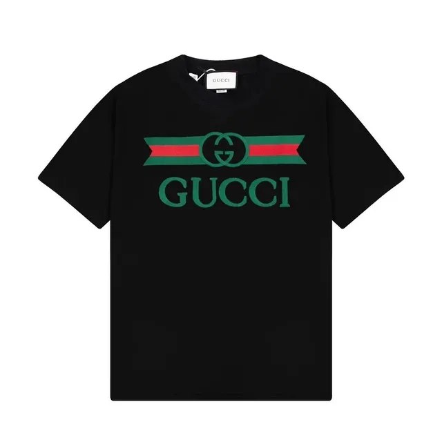 Gucci T-Shirt Web Stripe Logo