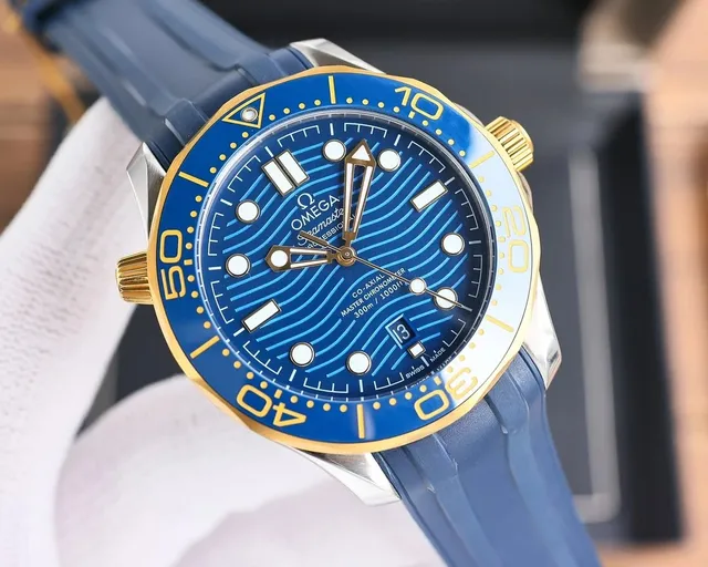 Omega Seamaster Diver 300M Wave Pattern Dial