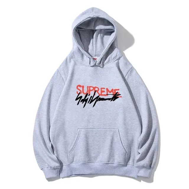 Supreme × Fear of God Essentials Box Logo Hooded Sweatshirt Essentials Script