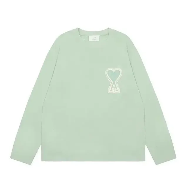 AMI Paris Long Sleeve Tee Heart Logo