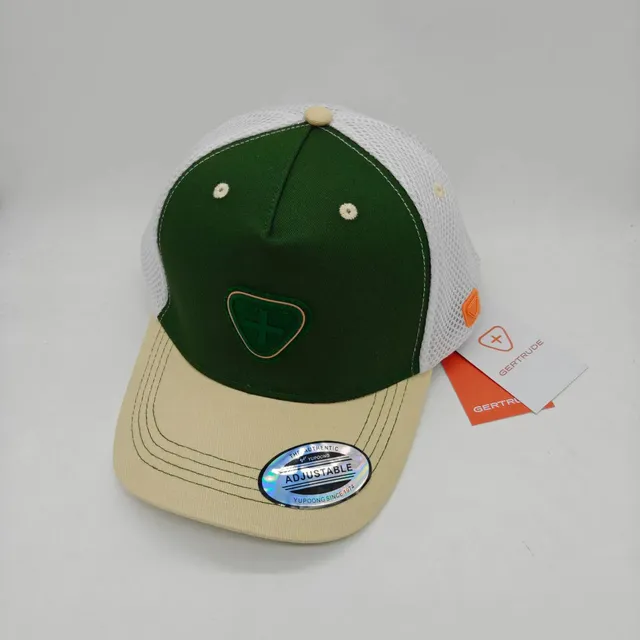 Gertrude Gaston Trucker Cap Shield Logo