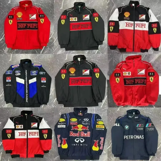 Ferrari × Red Bull Racing × BMW F1 Team Jacket Racing Team Windbreaker
