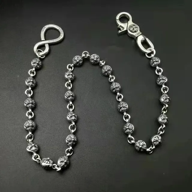 Chrome Hearts Cross Charm Chain Classic Cross Bead