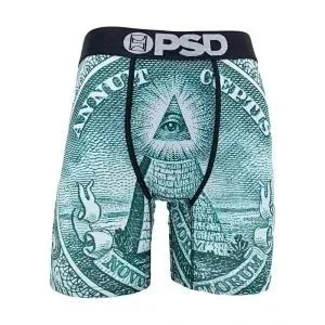 PSD Boxer Brief All-Seeing Eye Dollar Print