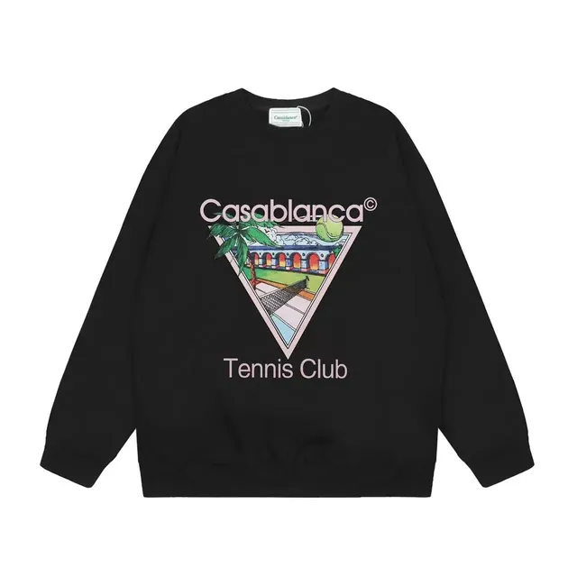 Casablanca Tennis Club Sweatshirt Graphic Print