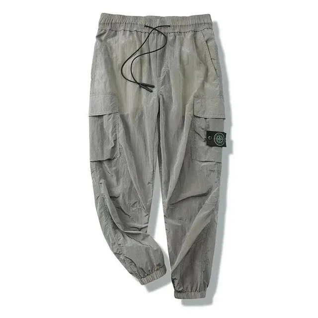 Stone Island Cargo Pants Reflective Logo Patch