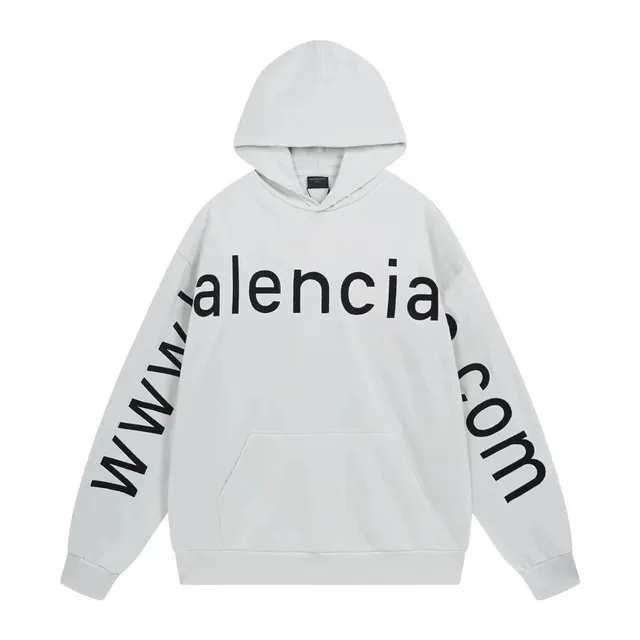 Balenciaga Oversized Hoodie WWW.balenciaga.com Print