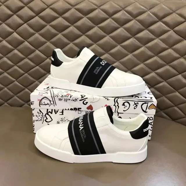 Dolce & Gabbana Sicily Slip-On Logo Strap