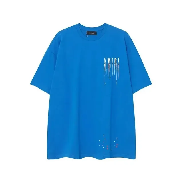 Amiri t shirts Dripping Logo