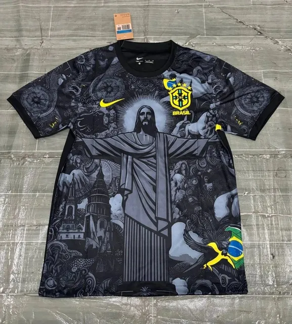 Nike Brazil National Team Shirt Christ the Redeemer Graphic
