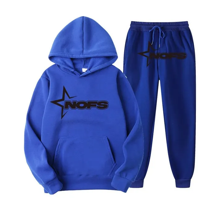 Corteiz Hoodie and Joggers Set Star Logo