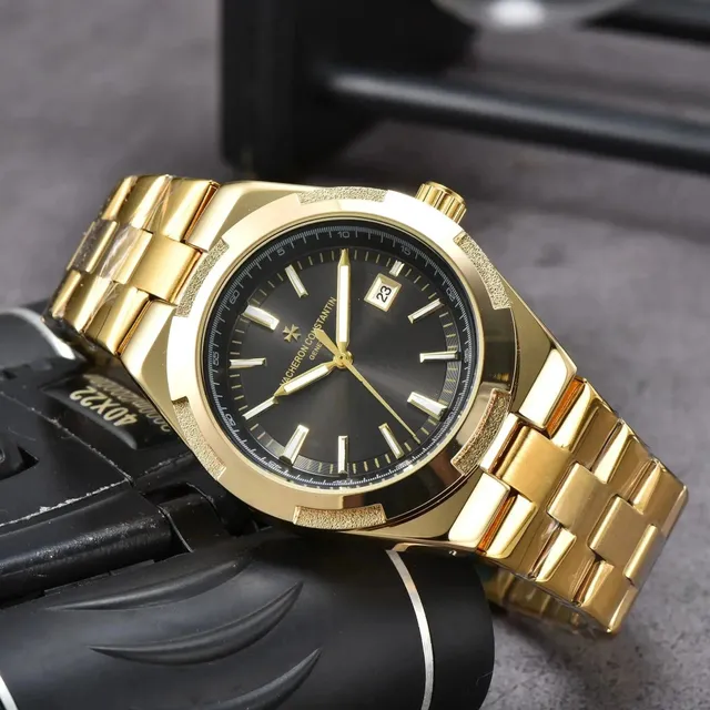 Vacheron Constantin Royal Oak Black Dial Gold Case