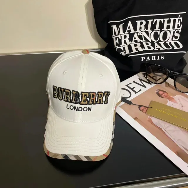 Burberry Baseball Cap Logo Embroidery