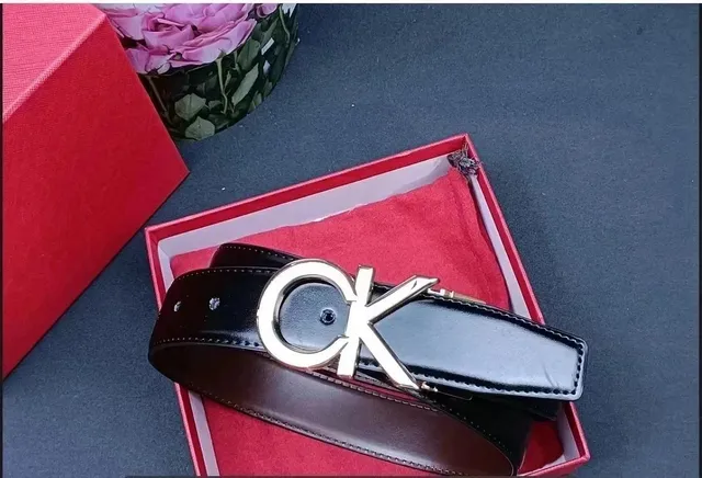 Calvin Klein CK Logo Belt Classic Buckle