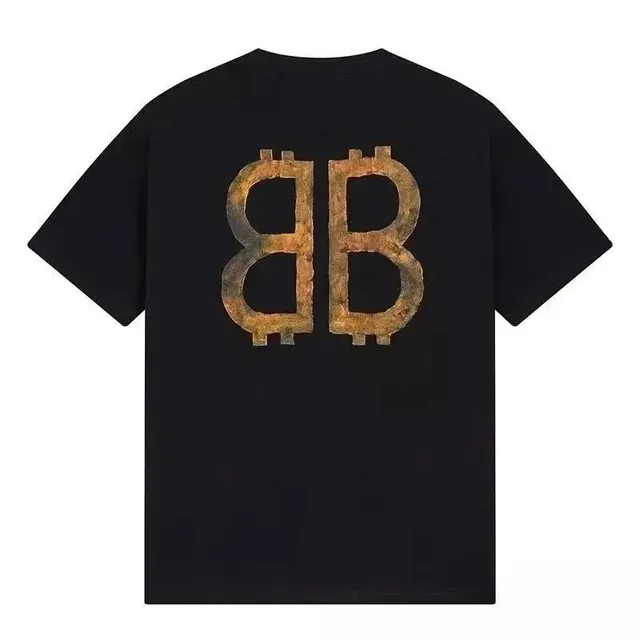 Balenciaga T-Shirt BB Logo Print