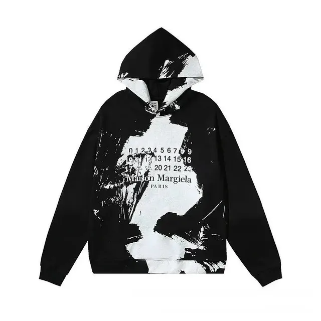 Maison Margiela Hoodie Paint Splatter Print
