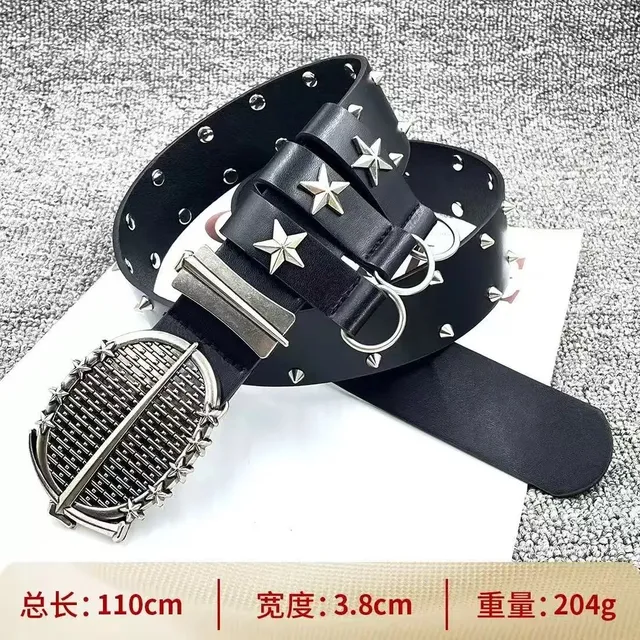 【三星朋克110cm】十字架腰带