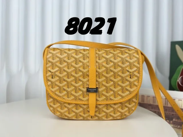 Goyard Saint Louis PM Yellow Goyardine Canvas