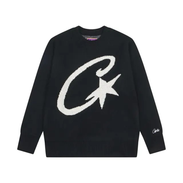 Knit Sweater Corteiz Star Logo