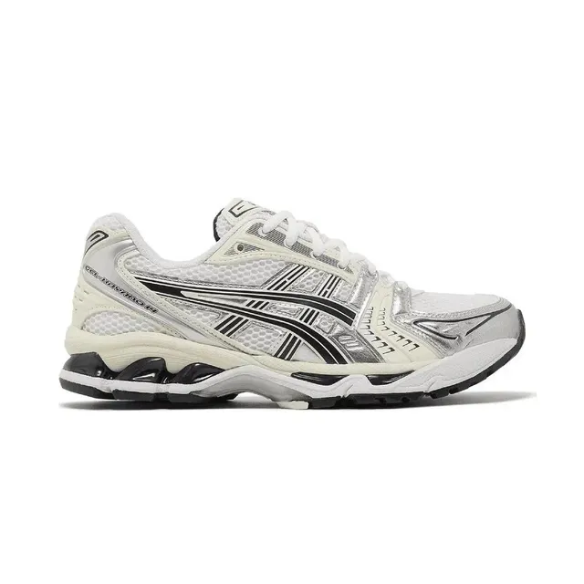 Asics Gel-Kayano 14 White Black Silver