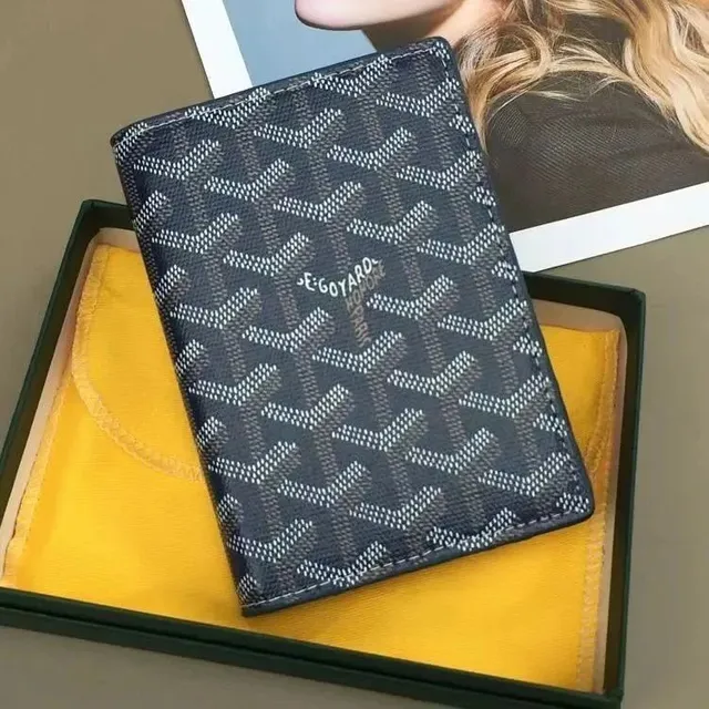 Goyard Saint Louis Passport Holder Goyardine Canvas