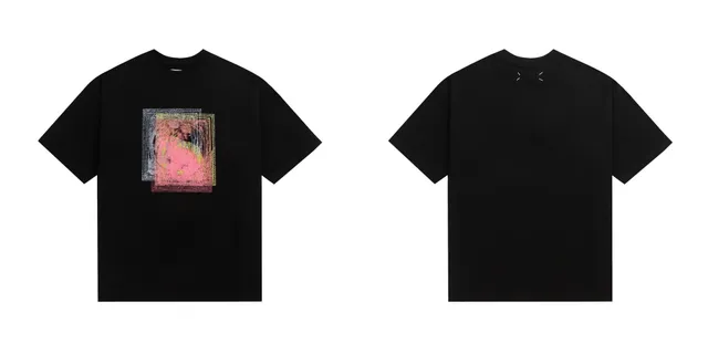 Maison Margiela Graphic Tee Abstract Print