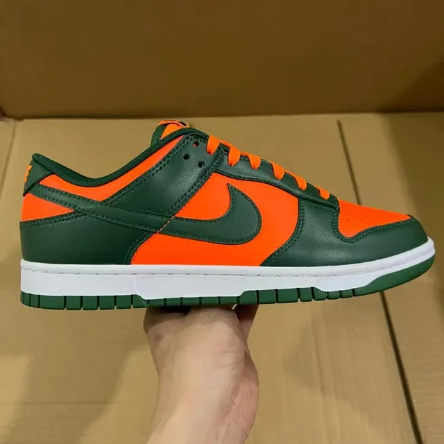 Nike Dunk Low University Green Orange