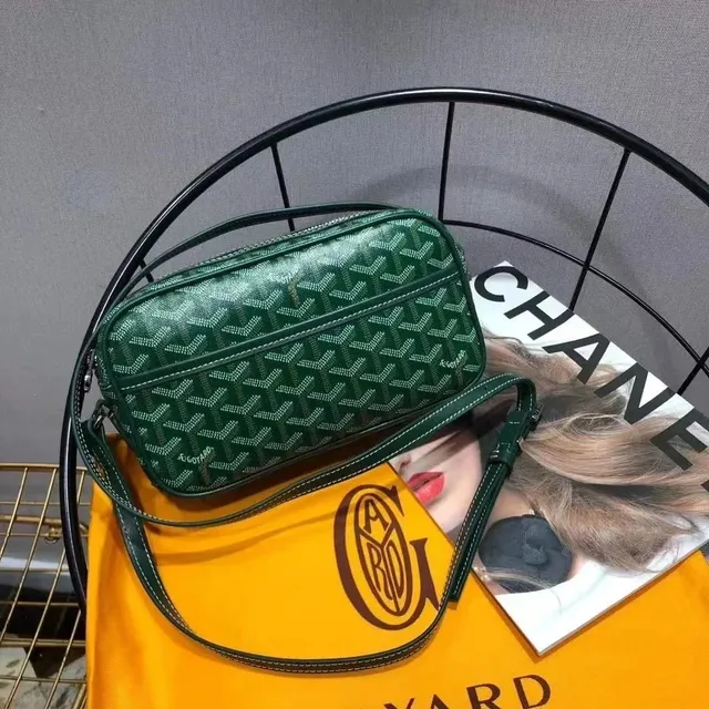 Goyard Saint Louis Green Chevron