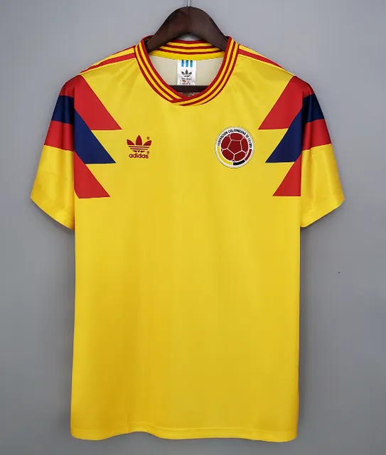 Adidas Colombia National Team Home Jersey 1990 World Cup