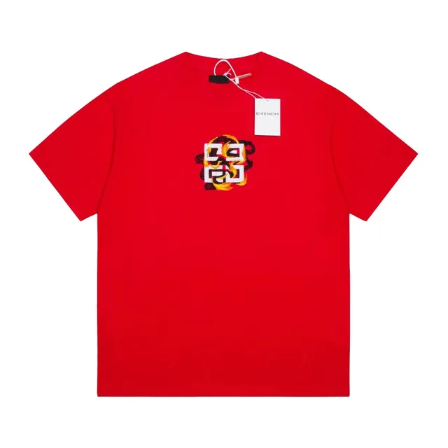 Givenchy Logo T-Shirt Flame 4G Print