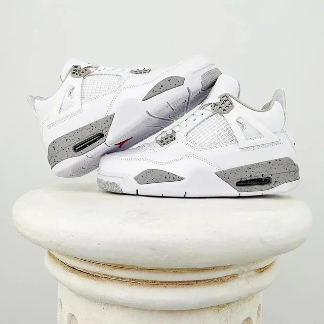 Air Jordan 4 White Cement