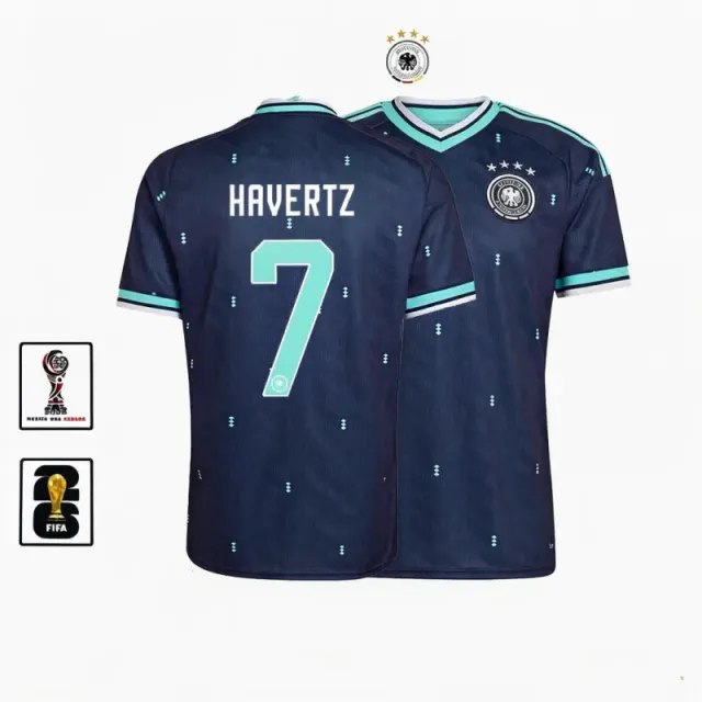 Germany away jersey #7 with captain's armband