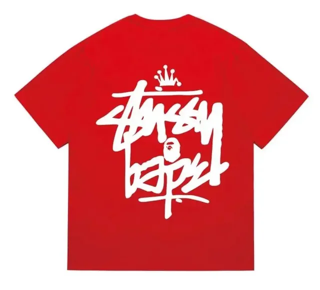 Stüssy Graphic Tee Bape x Stussy Crown Logo