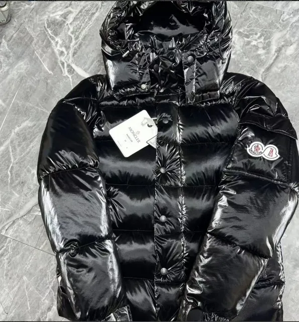 Moncler Puffer Jacket Glossy Nylon