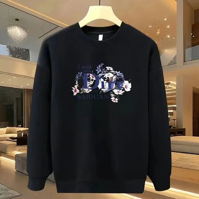 Crewneck Sweatshirt Floral Dior Print