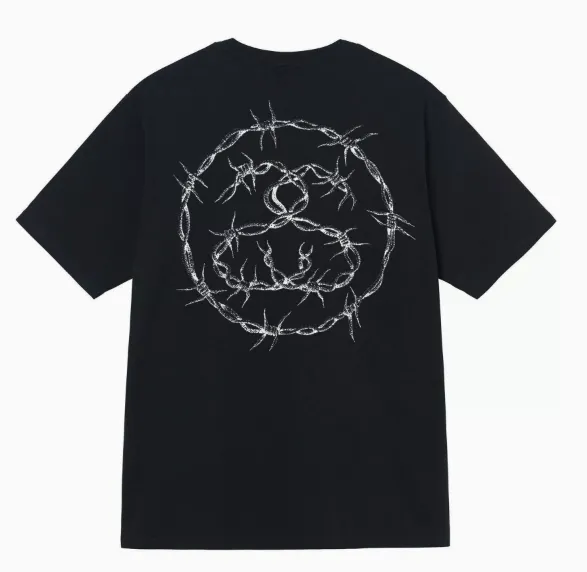 Stüssy Barbed Wire Graphic Tee Barbed Wire Logo