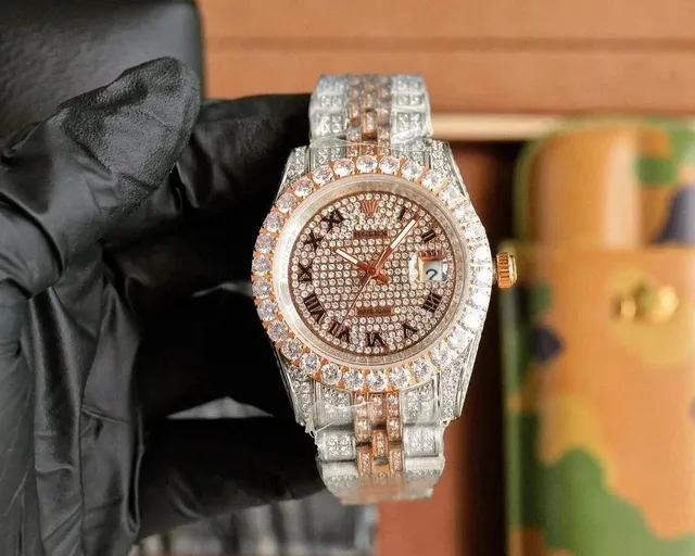 Rolex Datejust Diamond Pave Dial and Bezel