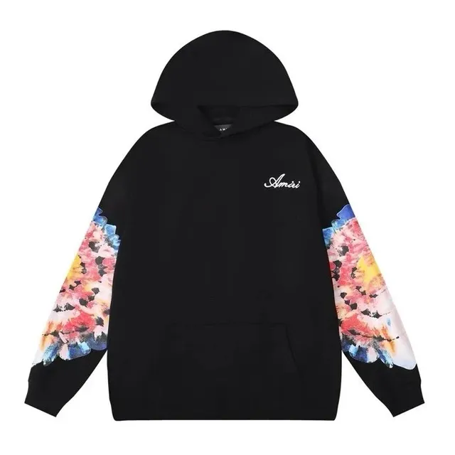 Amiri hoodies sweatshirts Floral Sleeve Print
