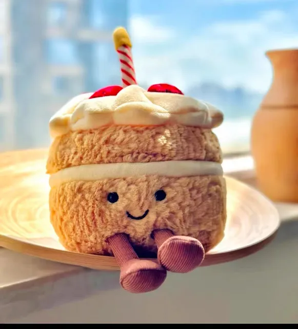 Strawberry birthday cake