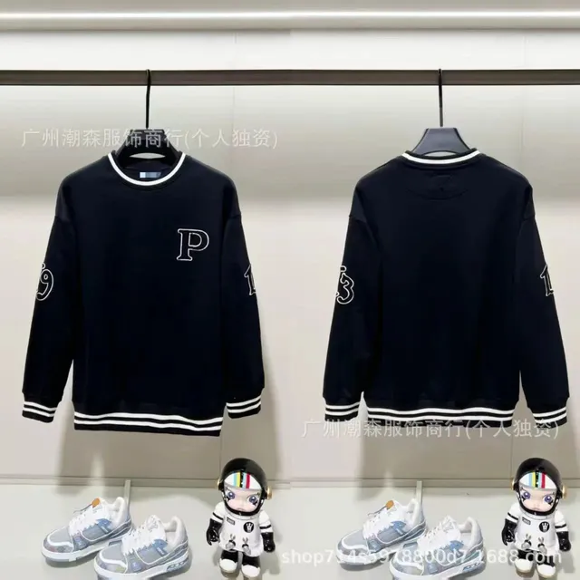 Palm Angels Crewneck Sweatshirt P Logo Embroidered