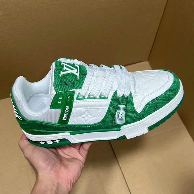 Louis Vuitton LV Trainer Monogram Green
