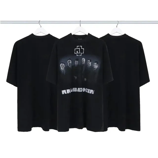 Balenciaga Band Graphic Tee Rammstein Print
