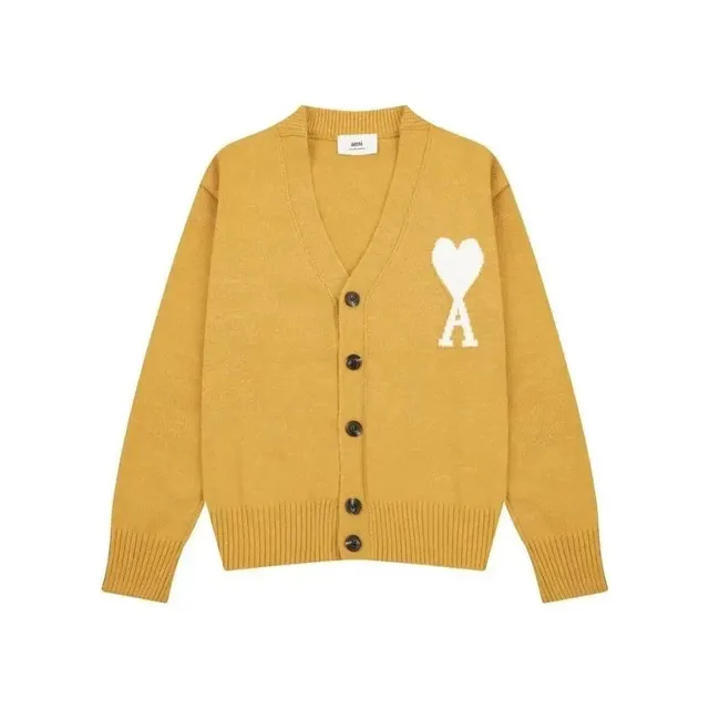 AMI Paris Cardigan Heart A Logo