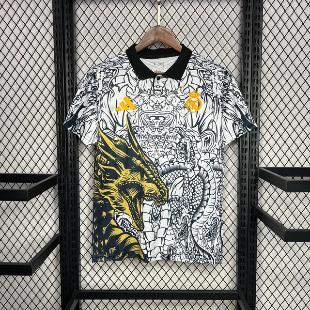 Adidas Real Madrid Jersey Dragon Print