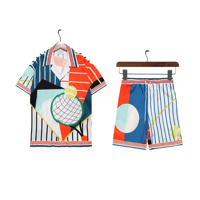 Casablanca Tennis Club Set Tennis Graphic Print
