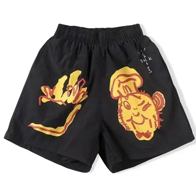 Corteiz Printed Shorts Cactus Jack x CRTZ Graphic